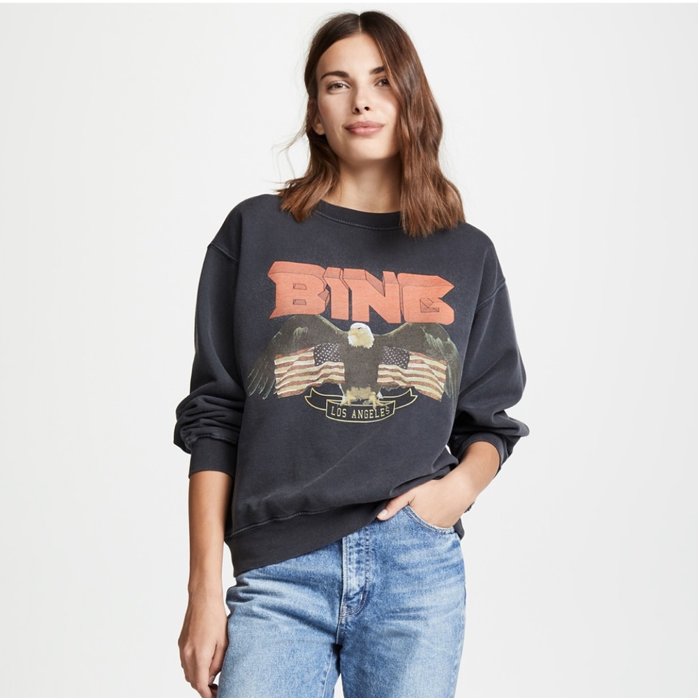 ANINE BING Vintage Bing Sweatshirt Sz M